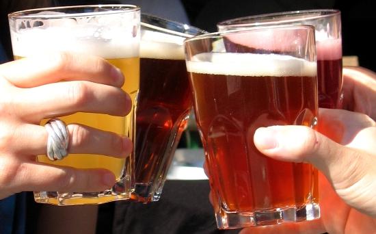 Brindis de cerveza