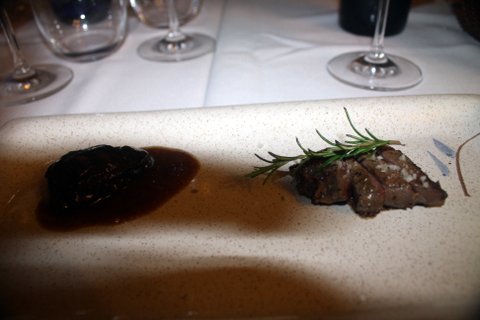 Pechuga de paloma con colmenillas