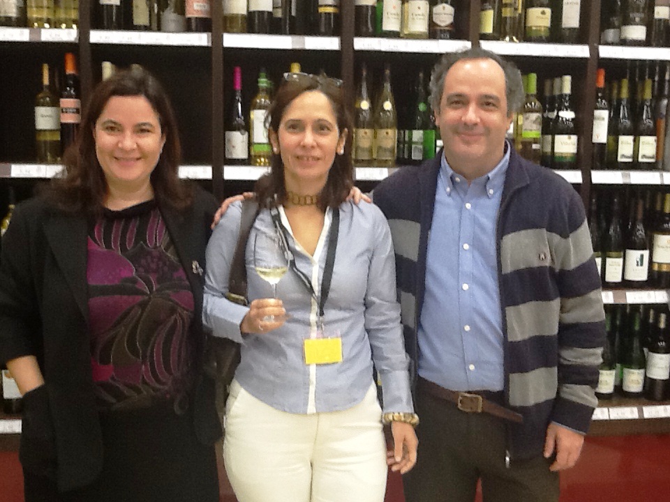 Brindando con Pedro y Mayte Santa Cecilia