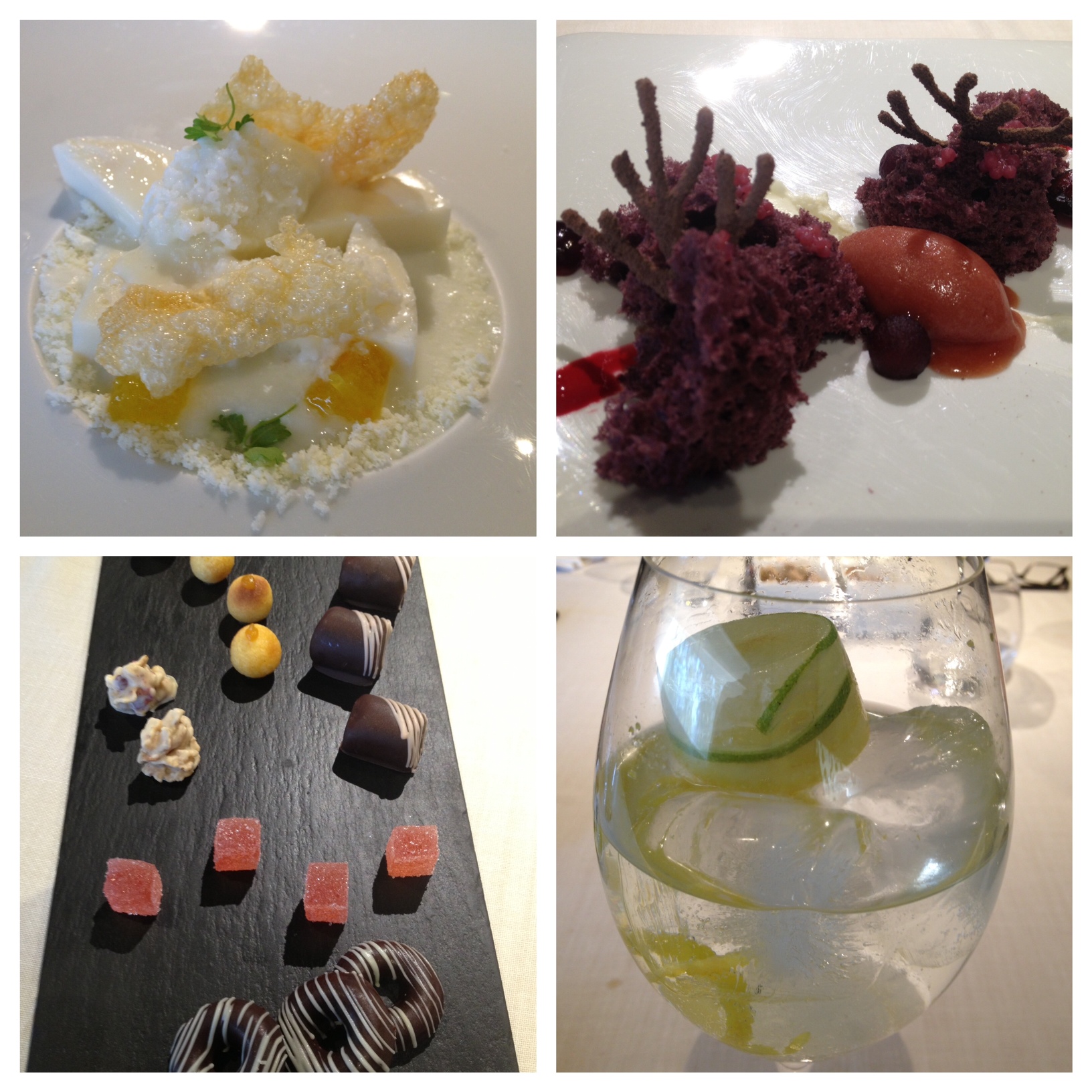 La Sucursal Cuajada de coco, Bizcocho express de vino dulce y un Gin Tonic perfecto