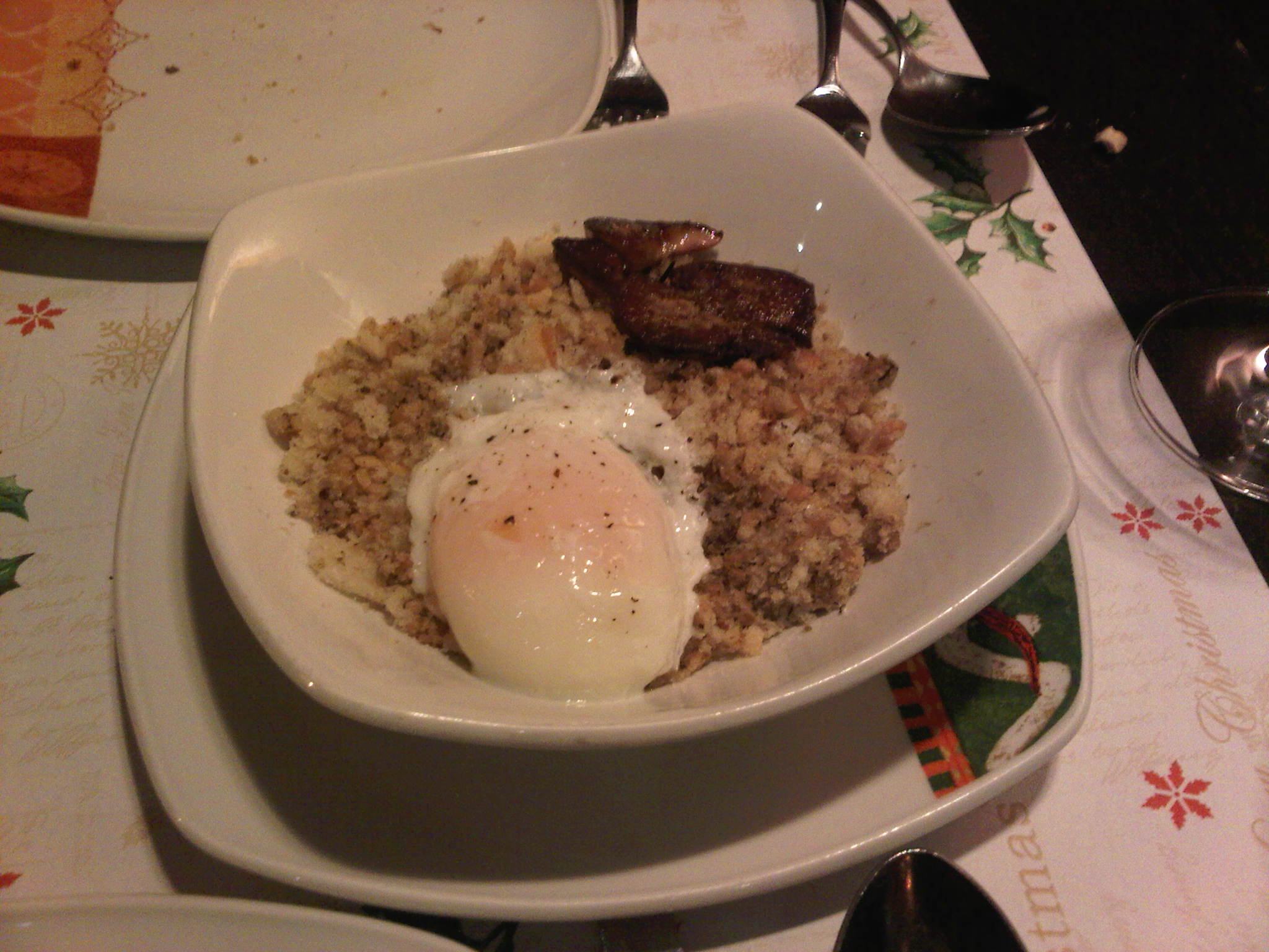 Restaurante_Palomeque_Zaragoza_Migas_con_huevo_poché_y_foie_Aurelio_Gómez-Miranda