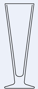 Vaso Flauta Pilsner Clásica