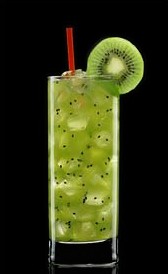 Cóctel sin alcohol Kiwi Soda