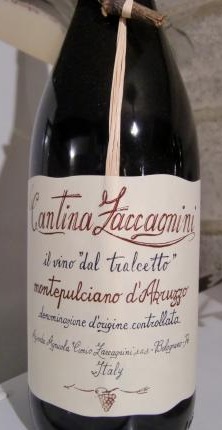 Zaccagnini Montepulciano d'Abruzzo Tralcetto 2011 - 5 euros