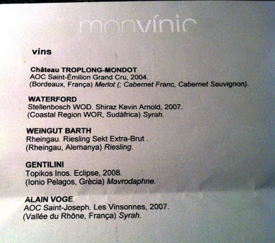 Restaurante Monvínic 