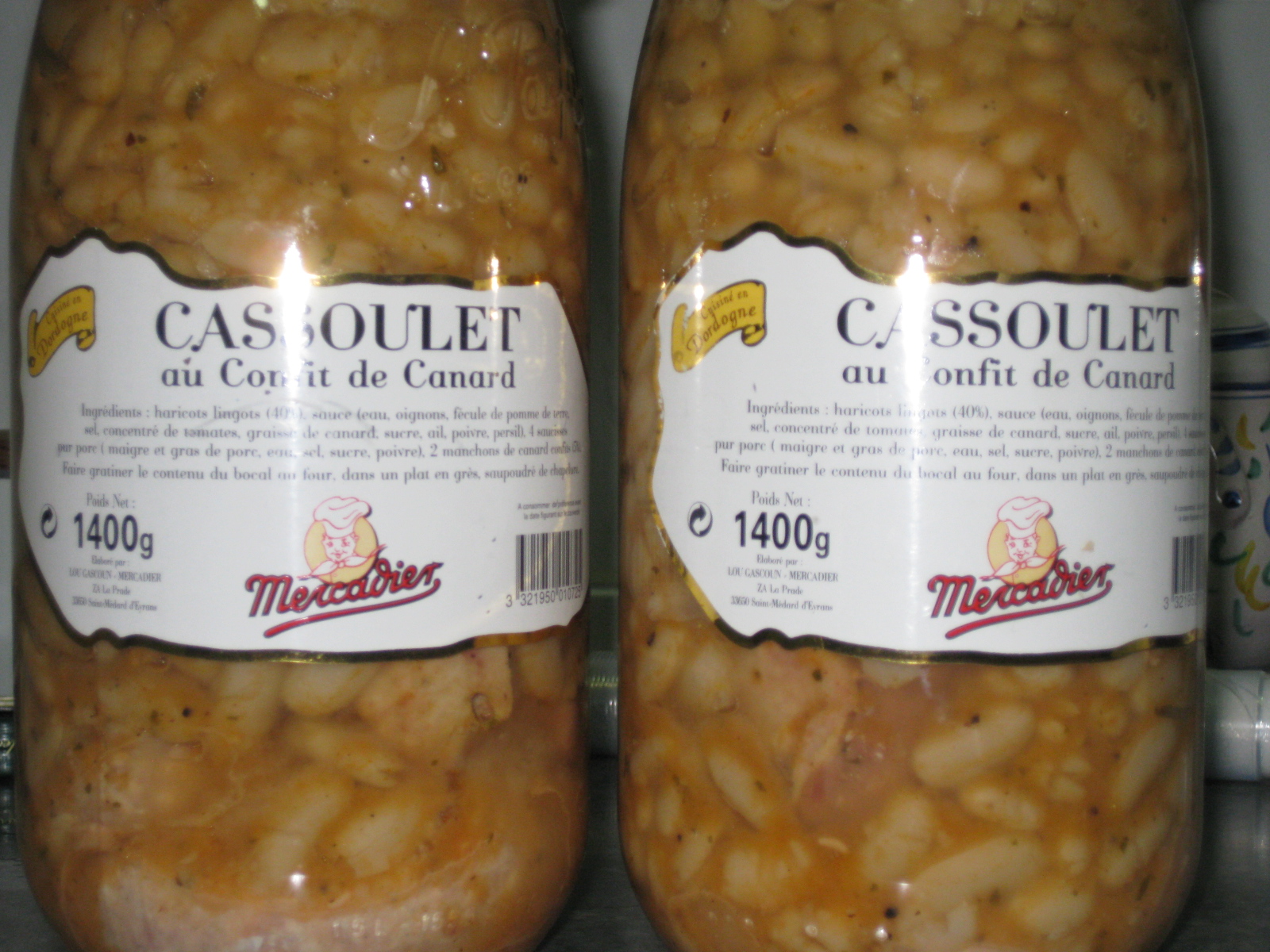 Cassoulet en frio