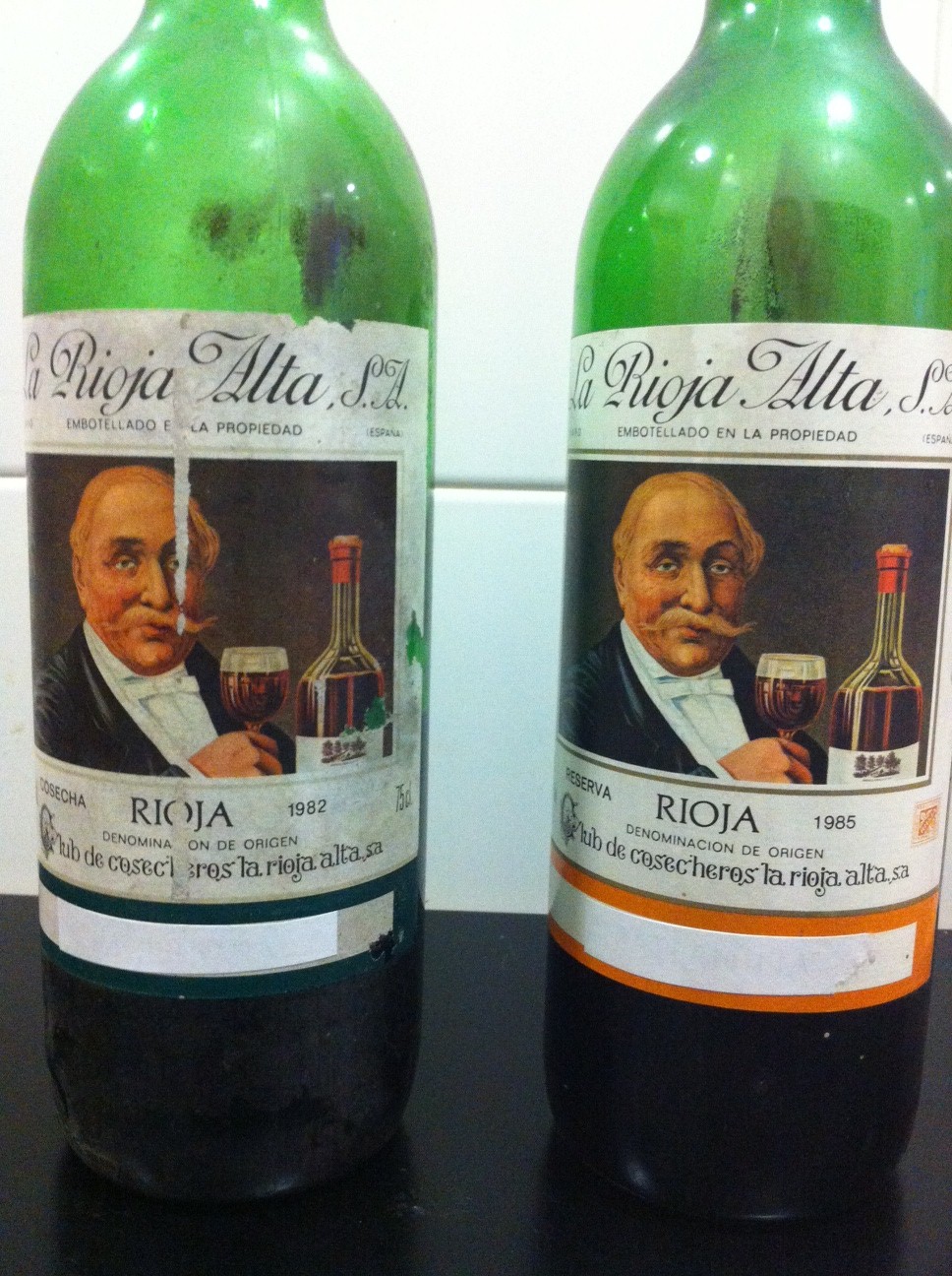 La Rioja Alta. Club de Cosecheros REserva del 82 y del 85.