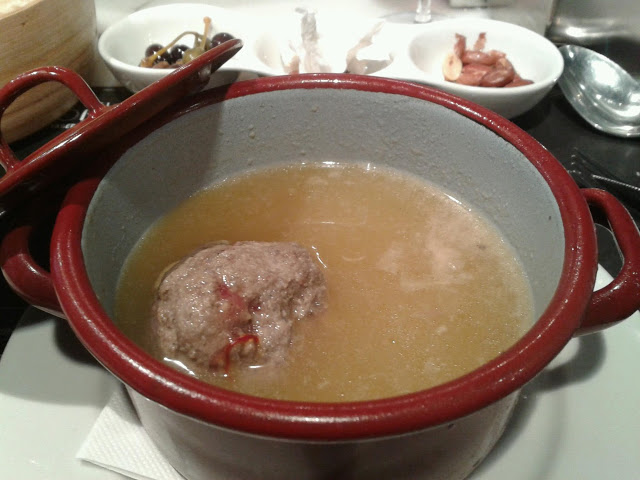Restaurante El portal taberna & wines Caldo con pelot