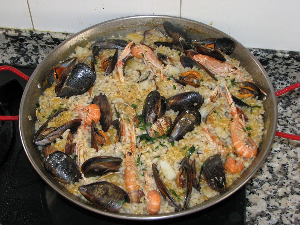 Paella de marisco