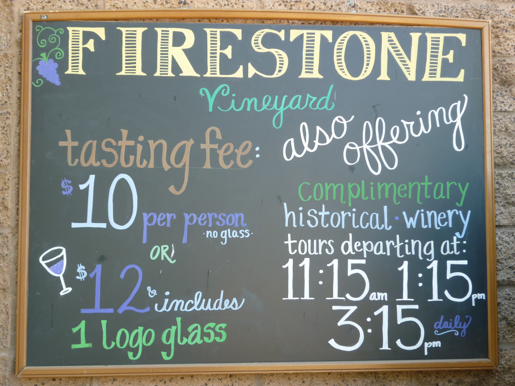 Firstone Vineyard, Los Olivos, CA.