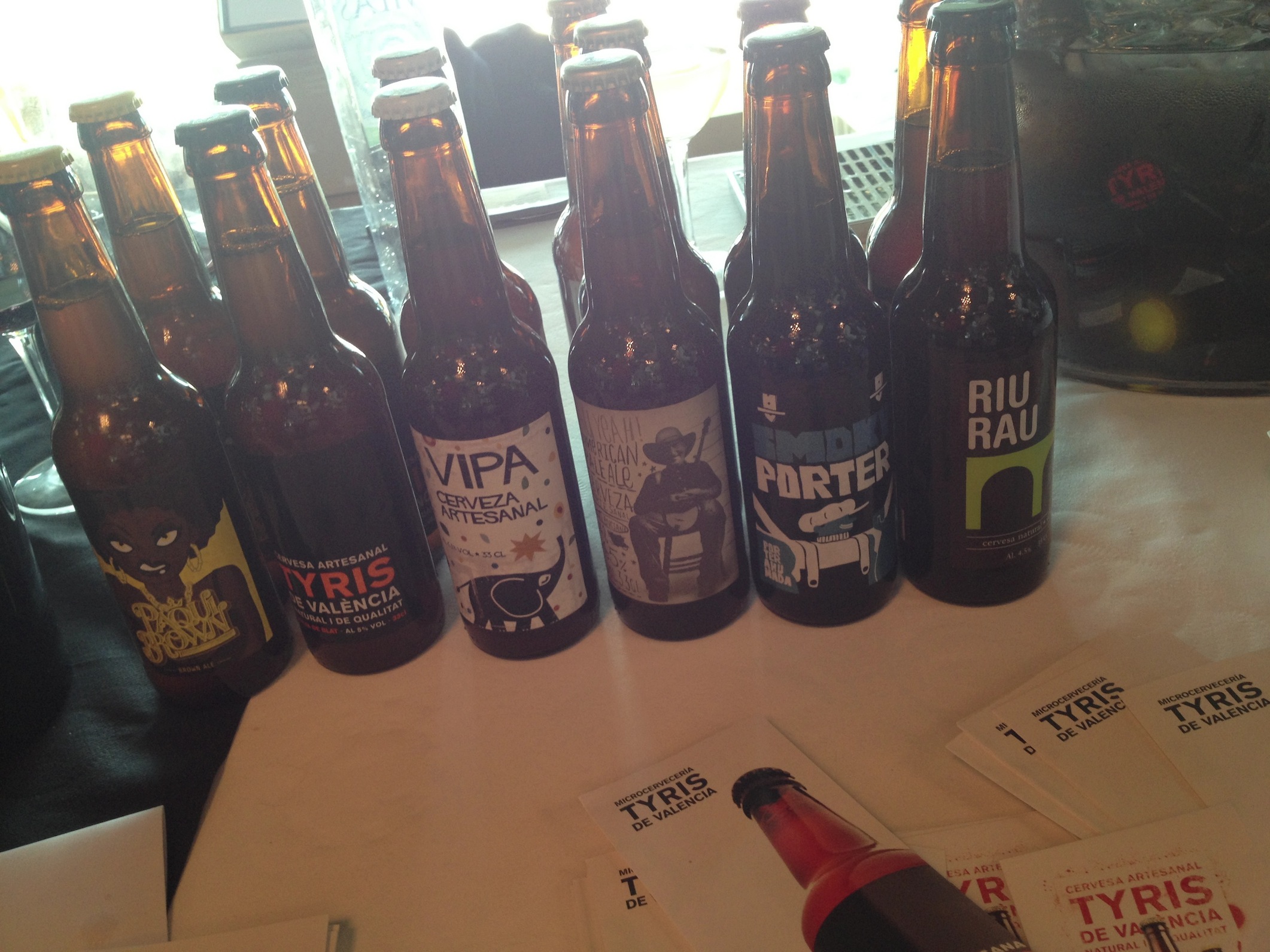 Cerveza Tyris en el Encuentro Verema