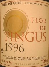 Etiqueta FLor de Pingus 96