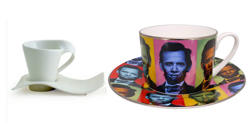 Tazas de porcelana para té
