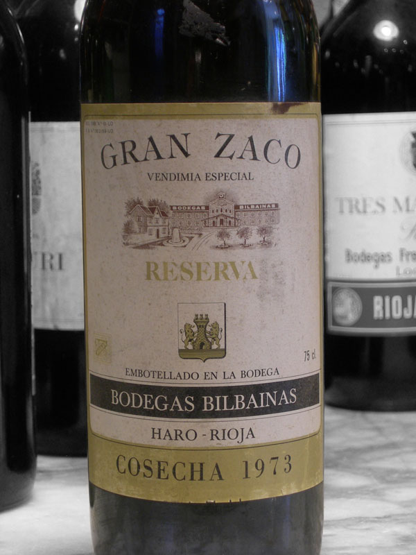 Gran Zaco Vendimia Especial 1973 Gran Reserva - 