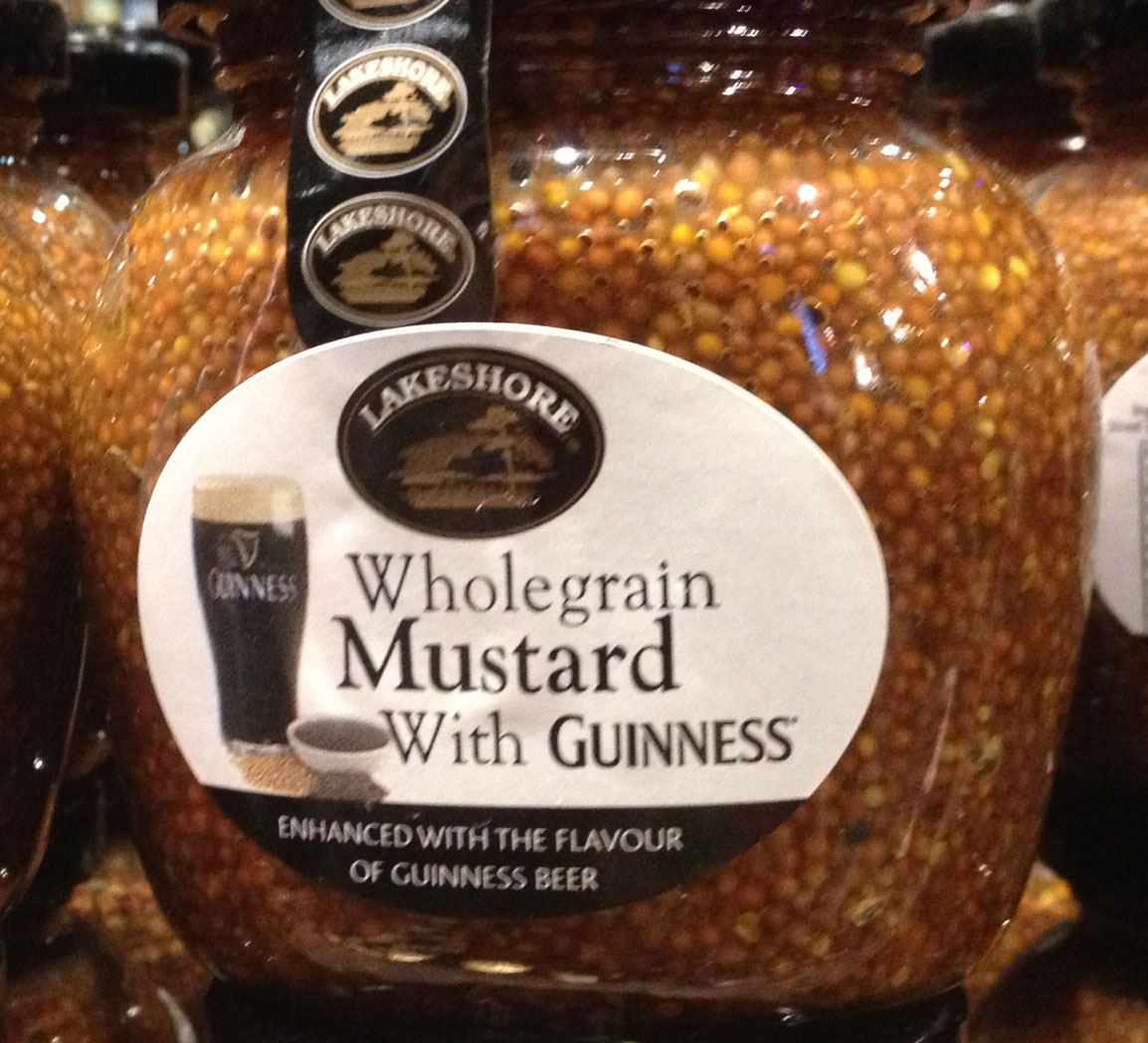 mostaza con Guiness