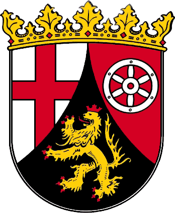 Escudo del Estado/Länder Rheinland-Pfalz o Renania-Palatinado