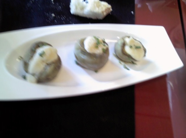 Restaurante Ciro Alcachofas con yema de nhu