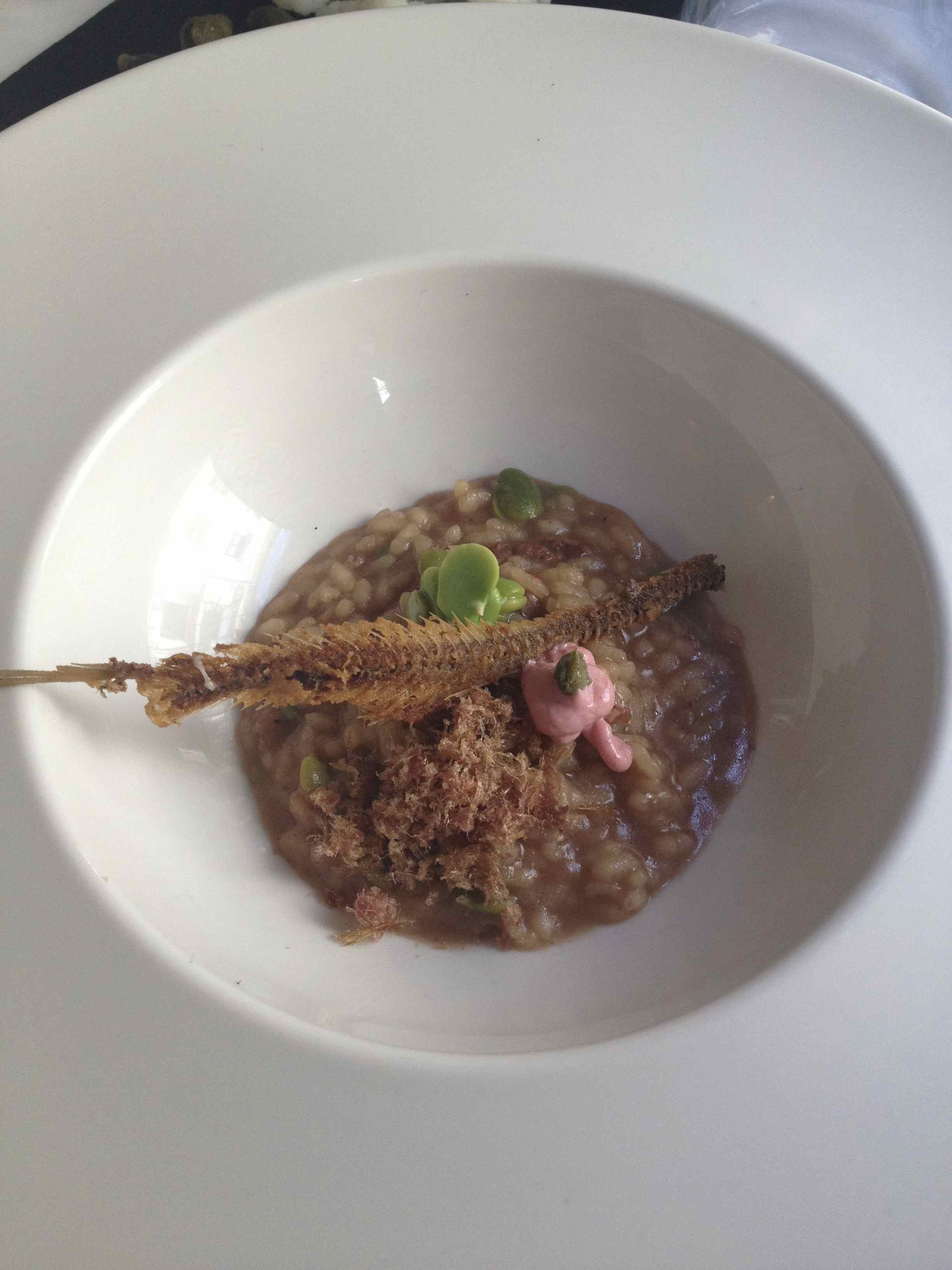 Restaurante La Pitanza Arroz de "Pobre" galeras, espinitas y salazón