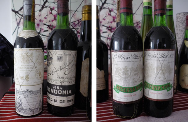 Riscal reserva 1970, Tondonia 1964 - 904 Reserva 1968 y 1970