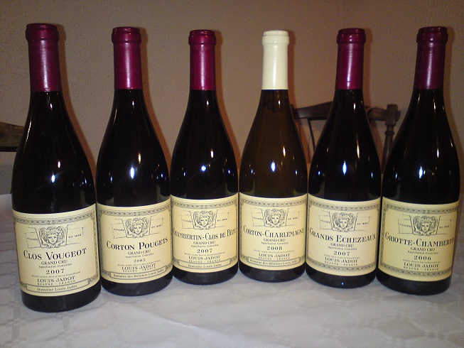 Otros seis Grand Cru Louis Jadot