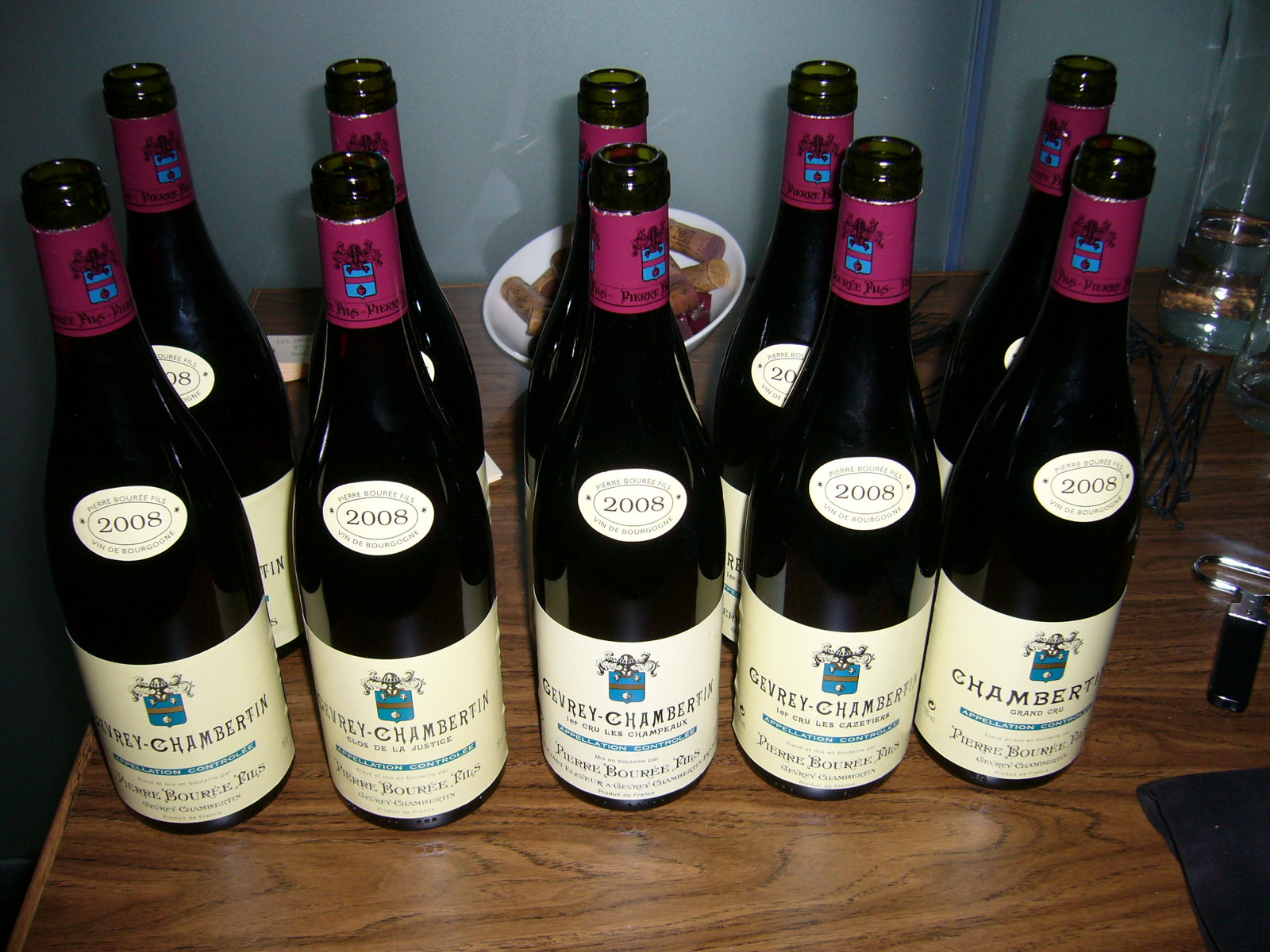 Los vinos de la cena