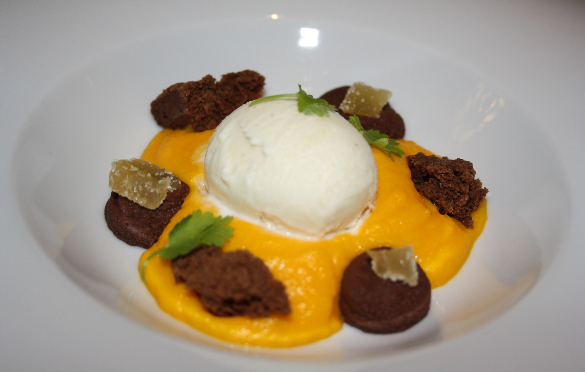 Aurelio_Gómez-Miranda_BloG-M_Restaurante_Mulandhara_Postre_Chocolate_Zanahoria_Jengibre_Cilantro