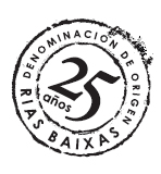 Logo 25 aniversario DO Rías Baixas