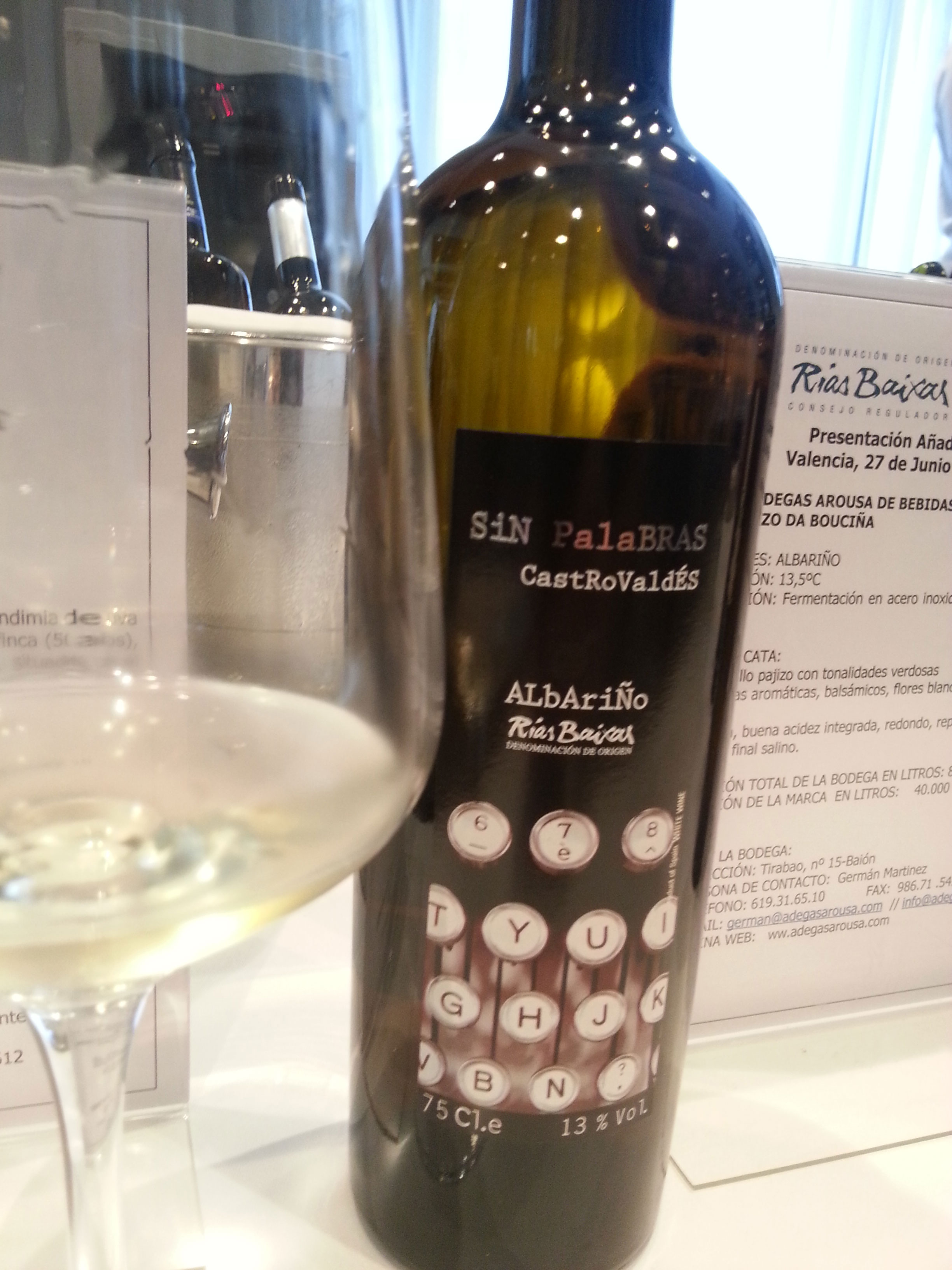 Acto del 25 aniversario de la DO Rias Baixas, Valencia.