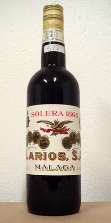 Malaga Larios solera 1866
