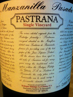 Manzanilla Pasada Pastrana