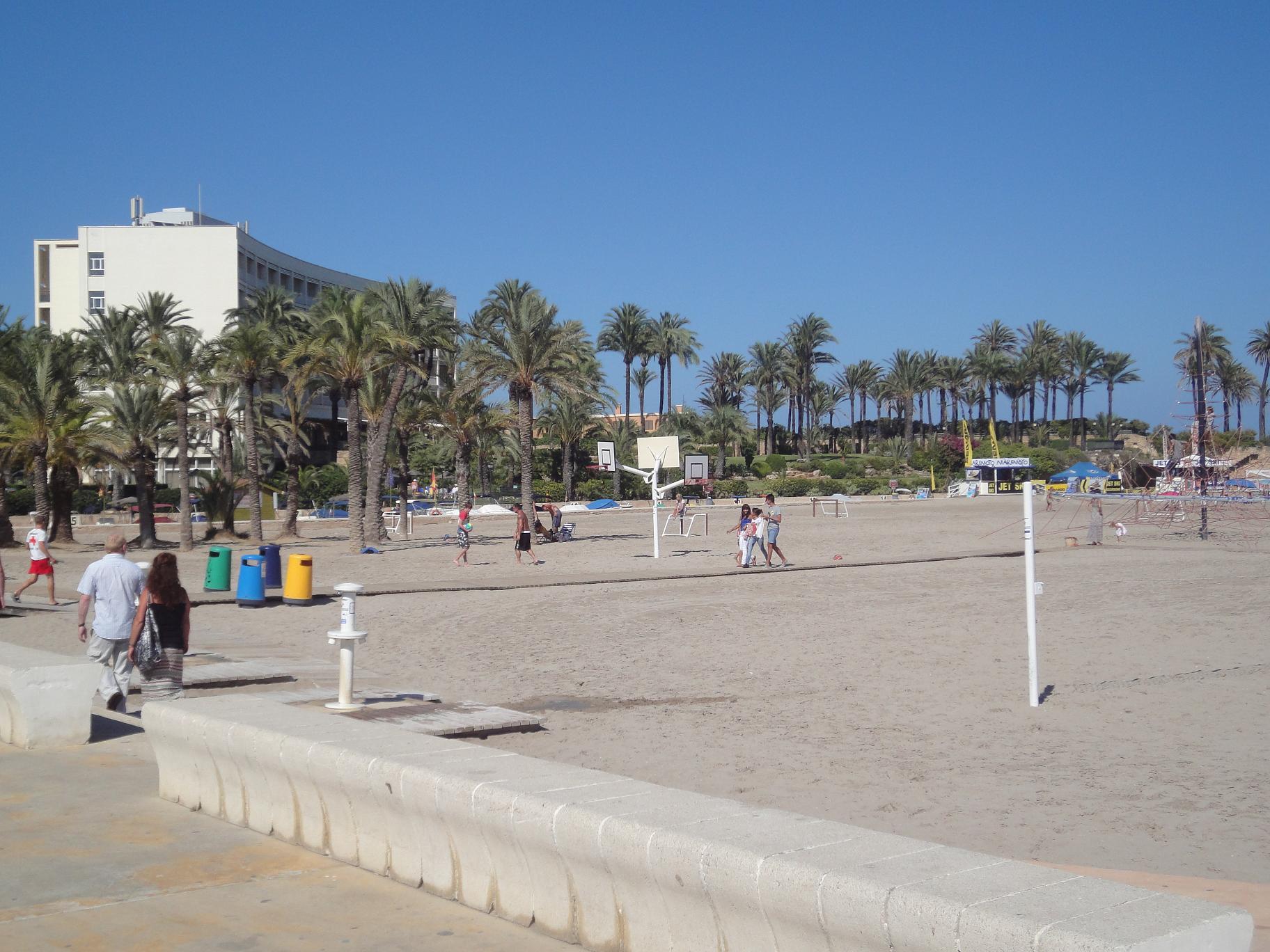 parador desde la playa