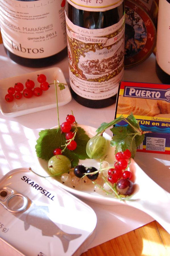 Auslese, mejillones y garnacha 