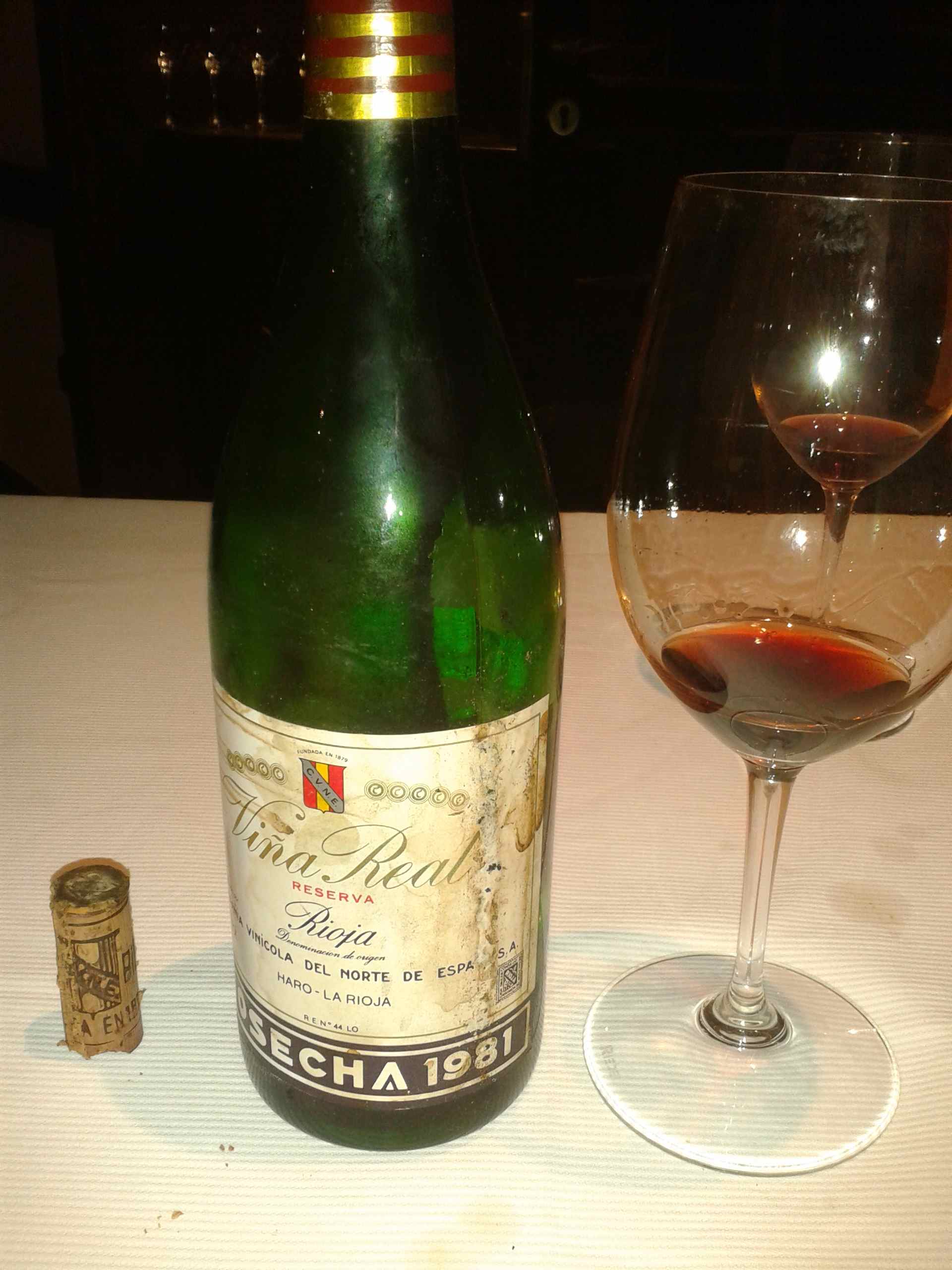 Viña Real reserva 1981