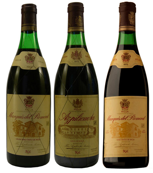 Marqués del Romeral y Azpilicueta Gran Reservas