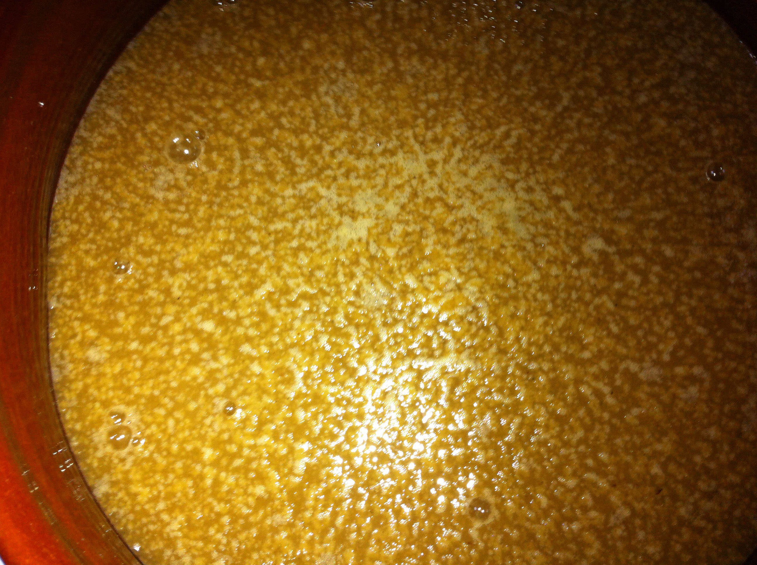 Fangos a fermentar con siembra de levaduras