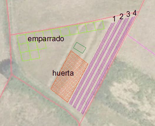 Este es el croquis de la finca