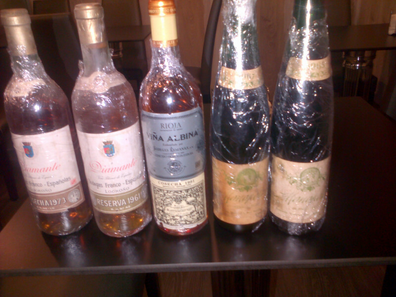 Los 5 vinos en liza