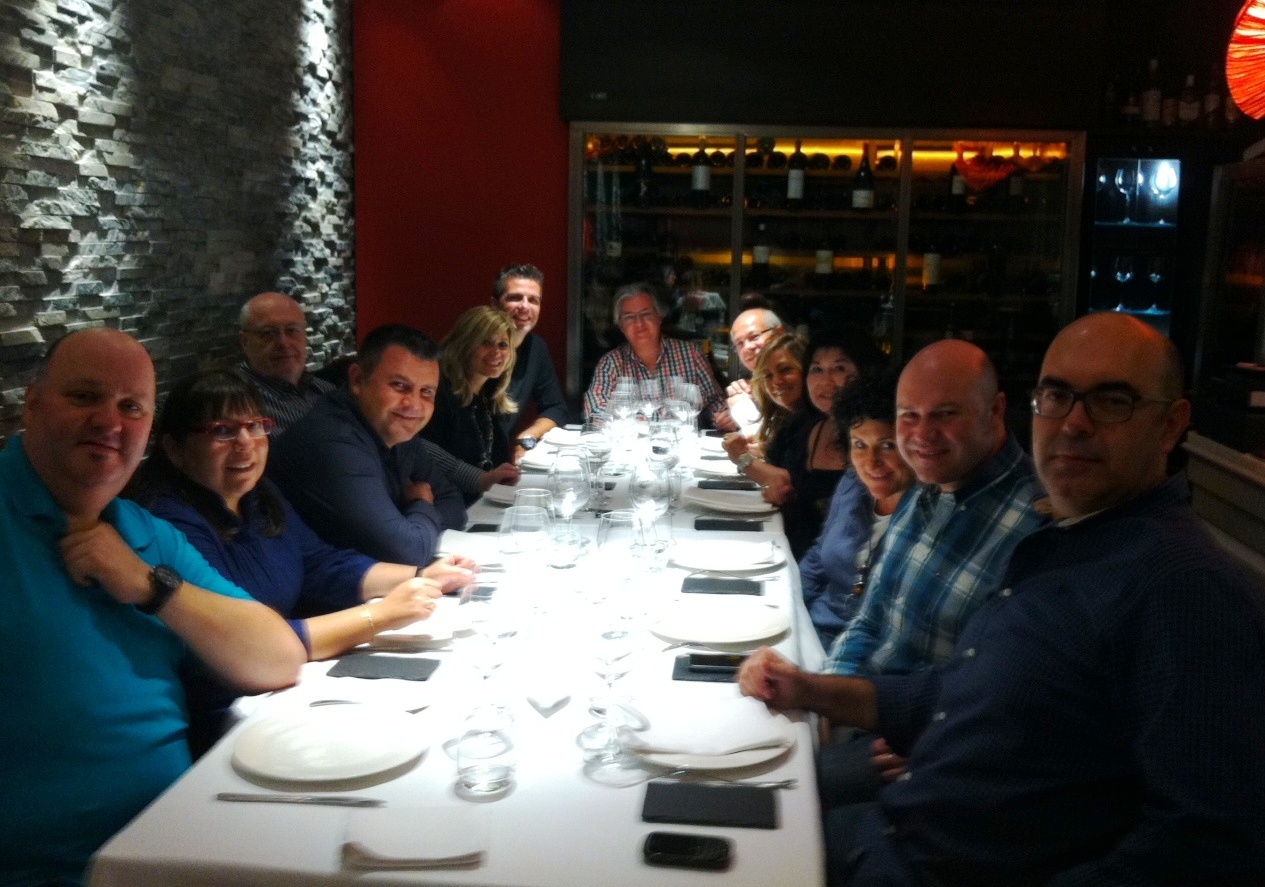 Cena en Zarate viernes noche