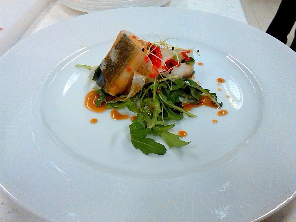 Rollito de anguila con teriyaki