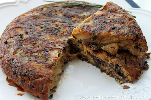 Tortilla de morcilla