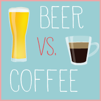 Café o cerveza