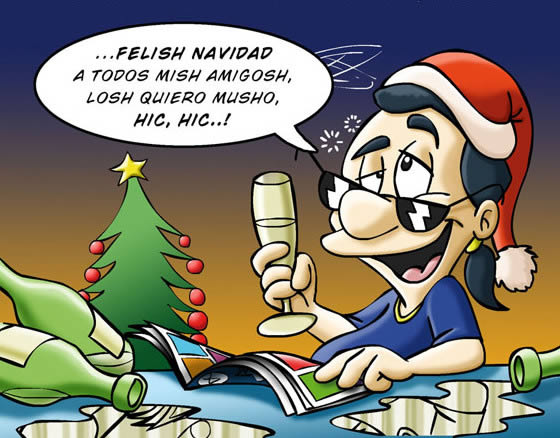 Foto graciosa Feliz Nochebuena 