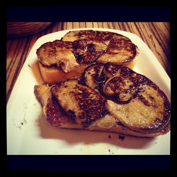 Foie con mermelada de higos
