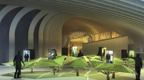 Espacio cultural dedicado al vino en Burdeos