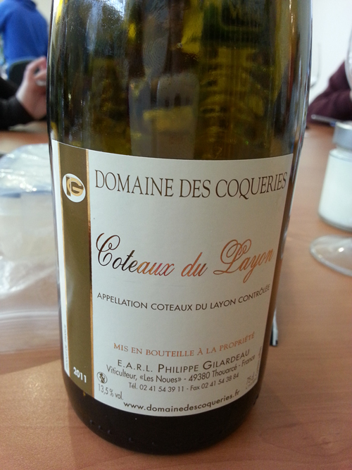 Domaine Des Coqueries 2011