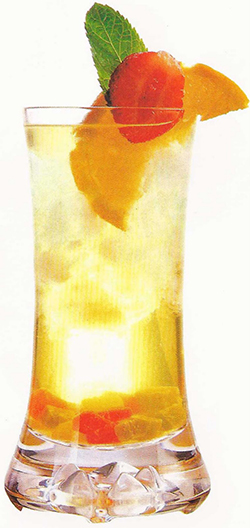 Cóctel Cobbler con vino de Jerez