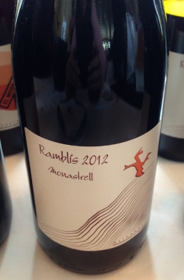 Ramblis 2012: me encantó esta monastrell nada cálida y sí compleja