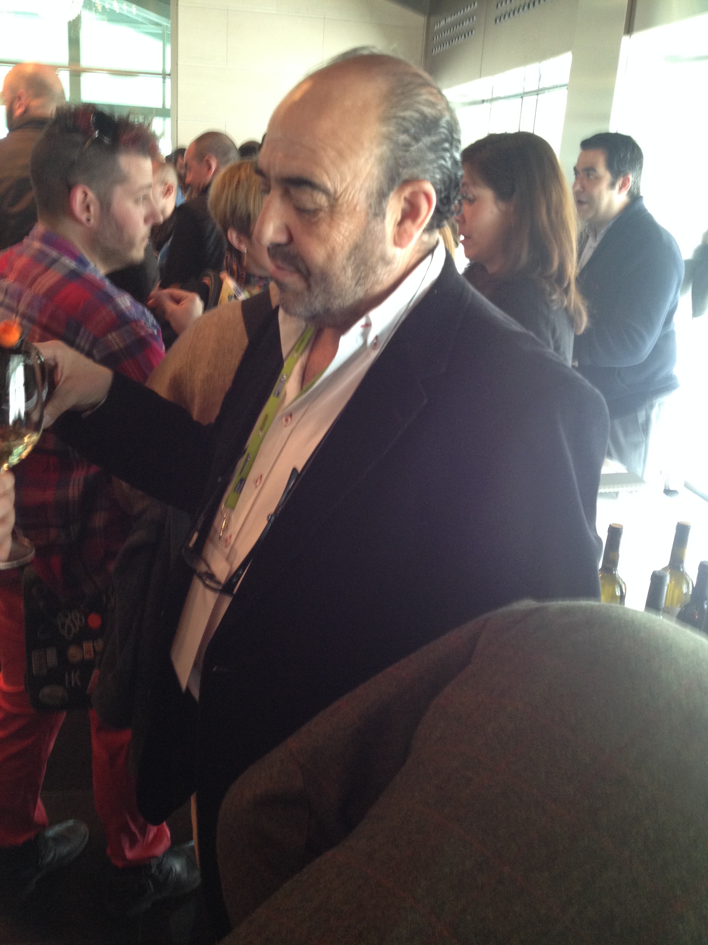 Javier, de Javier Sanz Viticultor en primer plando. Bodega de Rueda a tener muy en cuenta