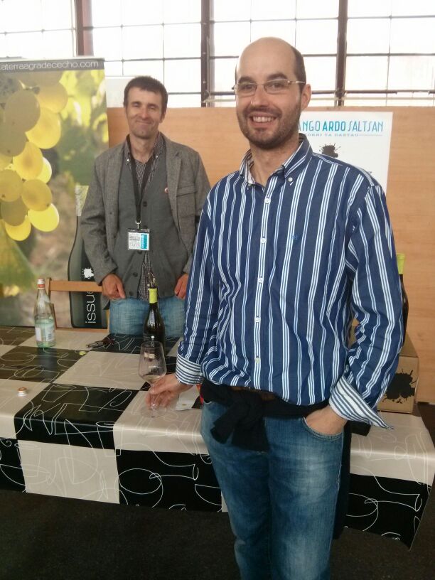 El amigo Iñigo con Bernardo Estevez