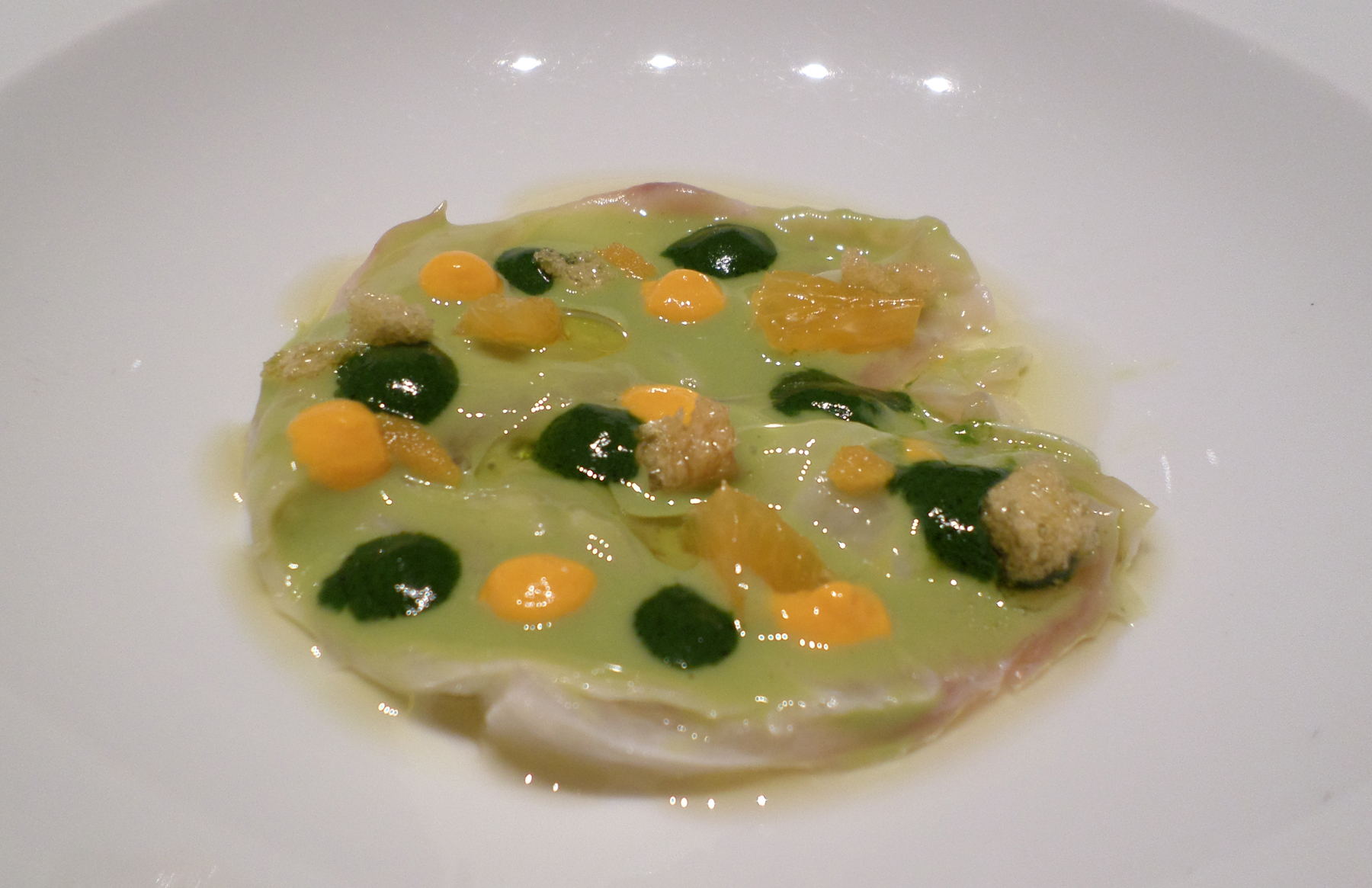 Aurelio_Gómez-Miranda_bloG-M_Ricard_Camarena_Mero_marinado_mandarina_y_perejil 